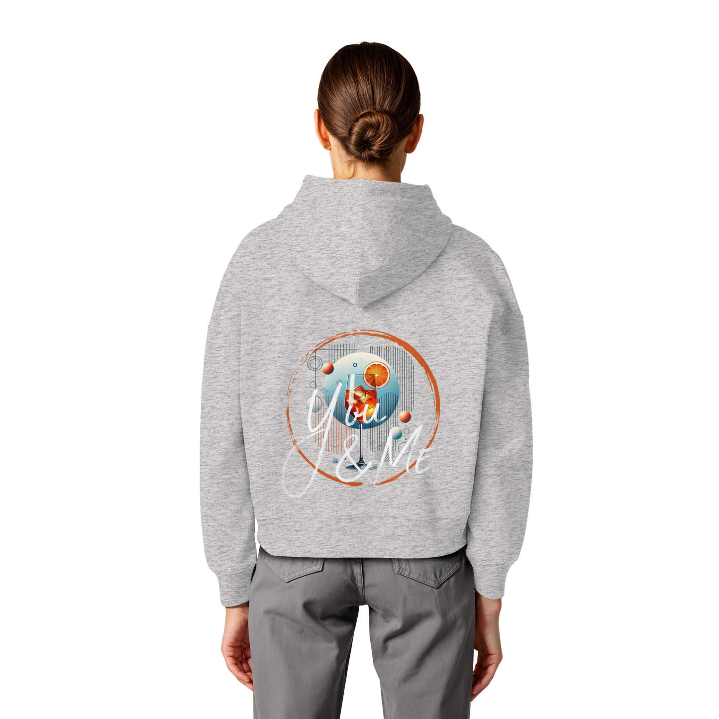 Cheers together - Womens Organic Boxcut Hoodie
