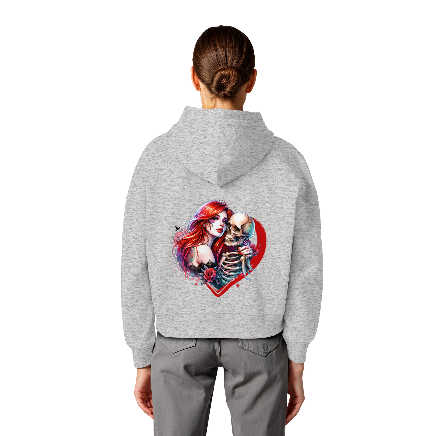 Forever Love - Womens Organic Boxcut Hoodie