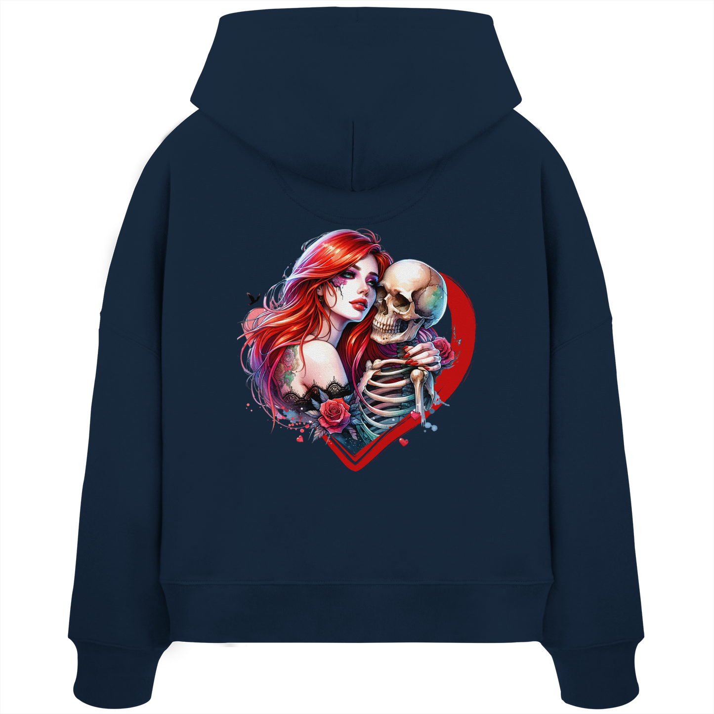 Forever Love - Womens Organic Boxcut Hoodie