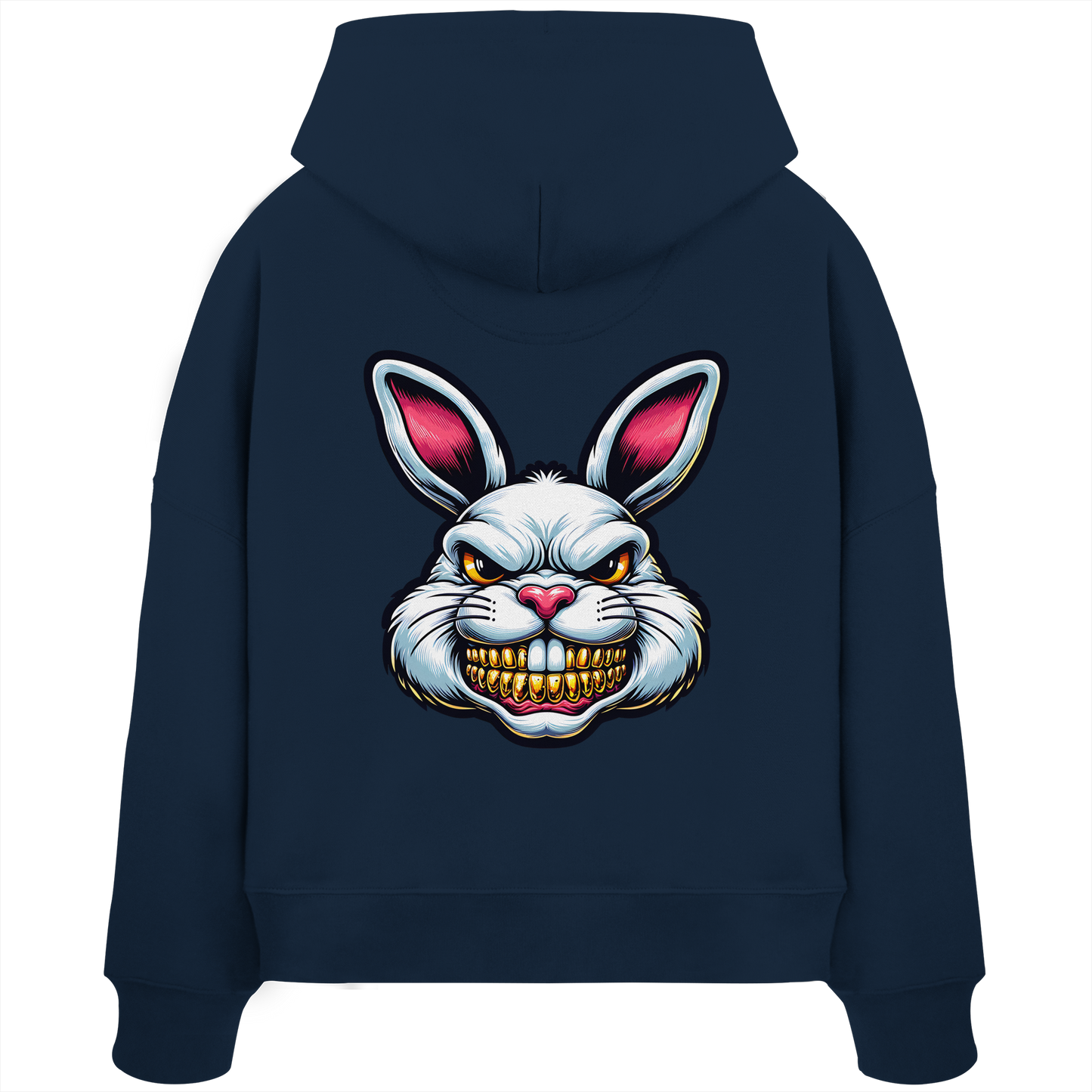 Tooth Bunny - Womens Organic Boxcut Hoodie