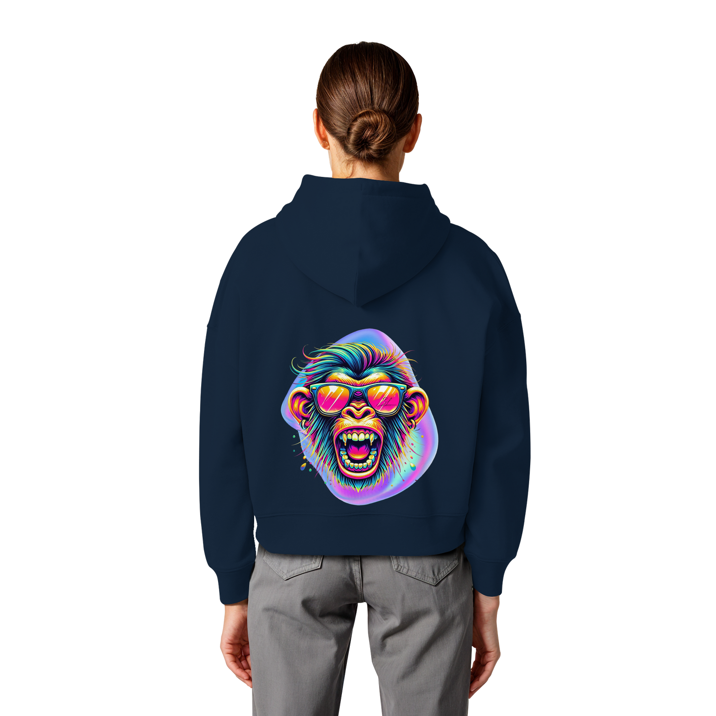 Crazy Chimp - Womens Organic Boxcut Hoodie
