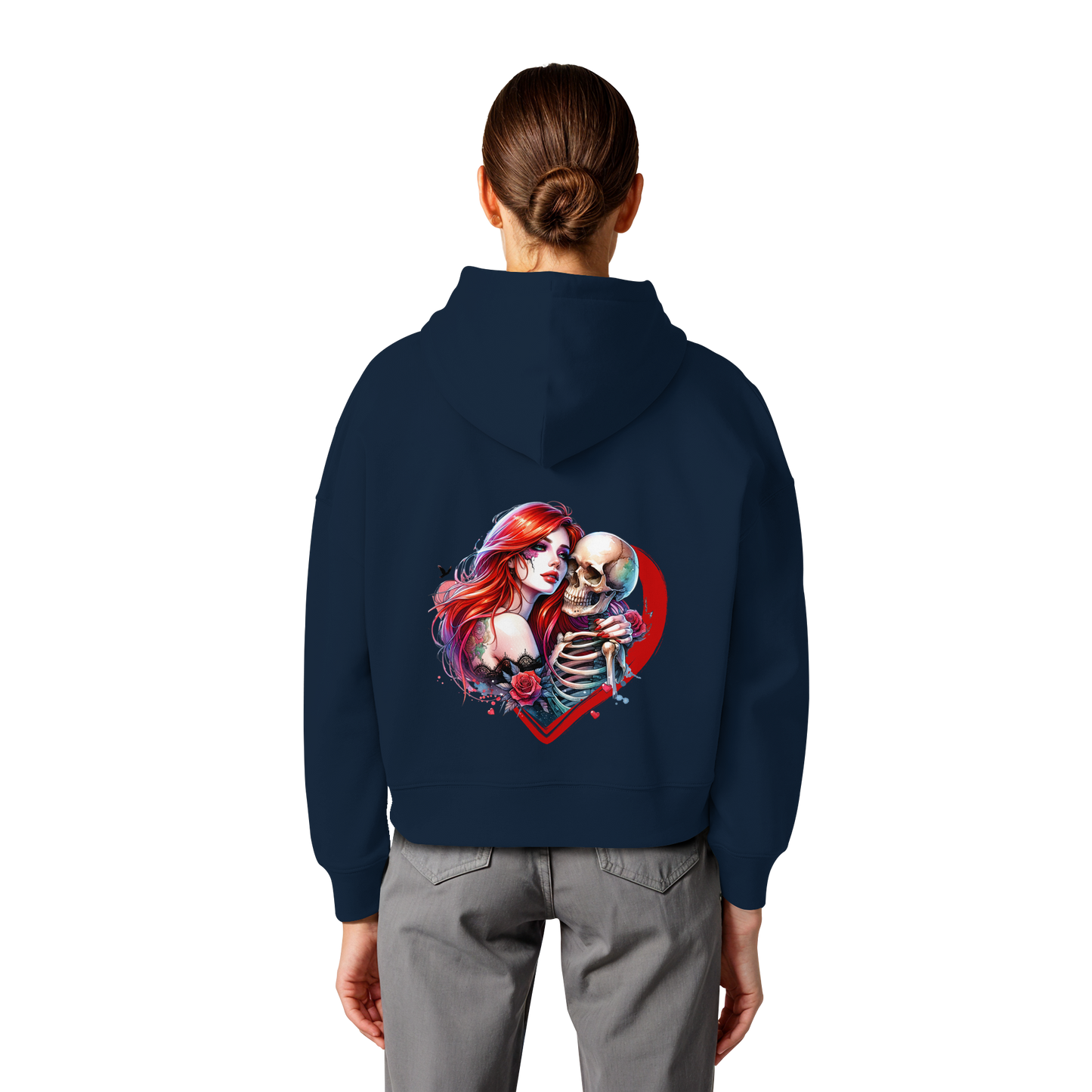 Forever Love - Womens Organic Boxcut Hoodie