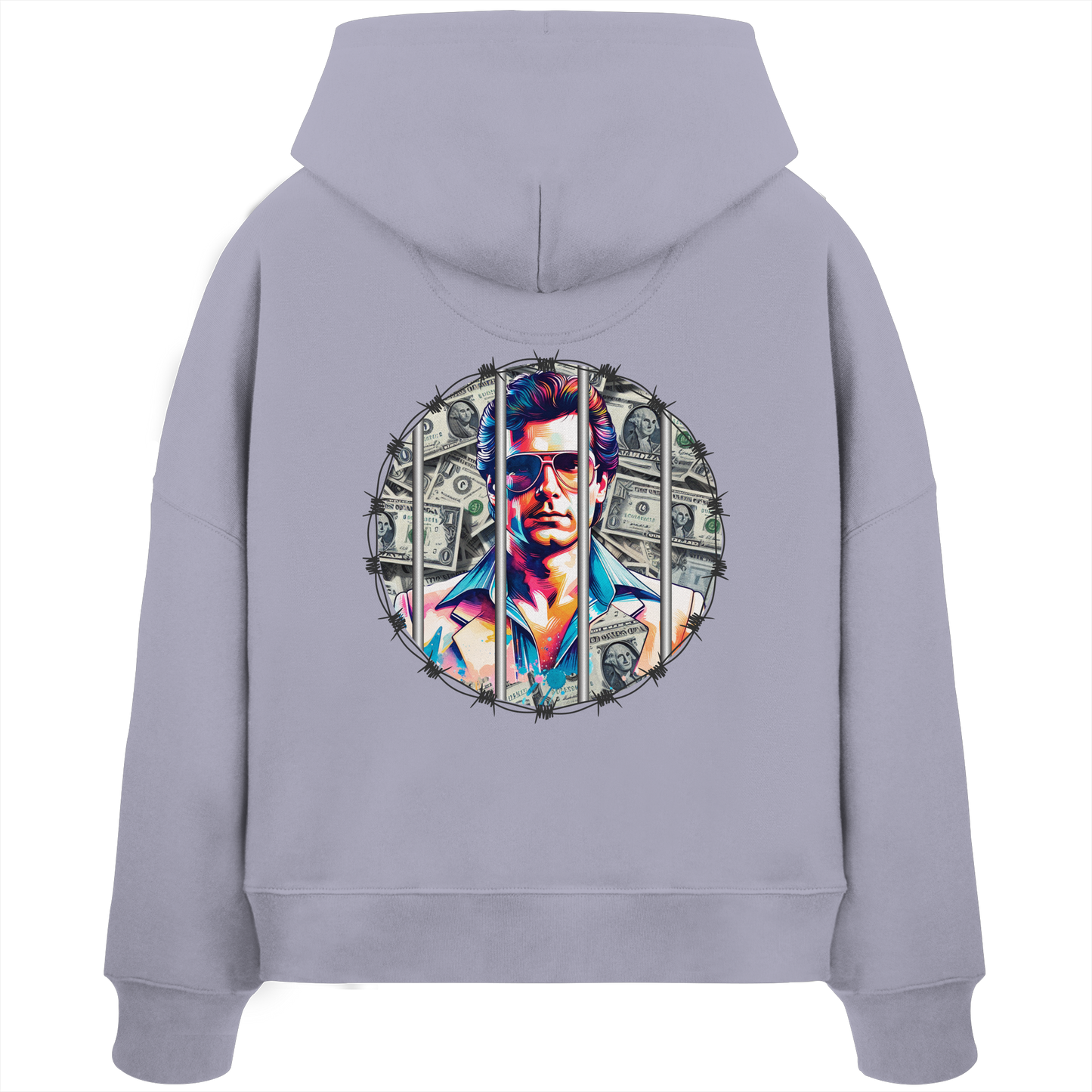 Money Maker - Womens Organic Boxcut Hoodie