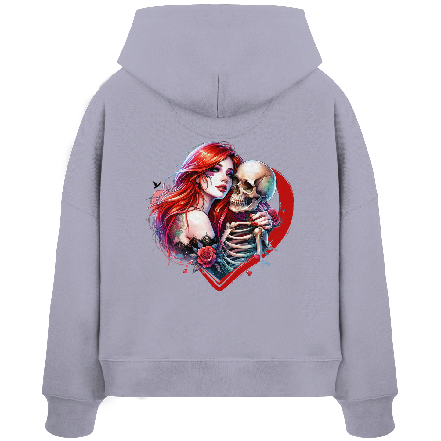 Forever Love - Womens Organic Boxcut Hoodie