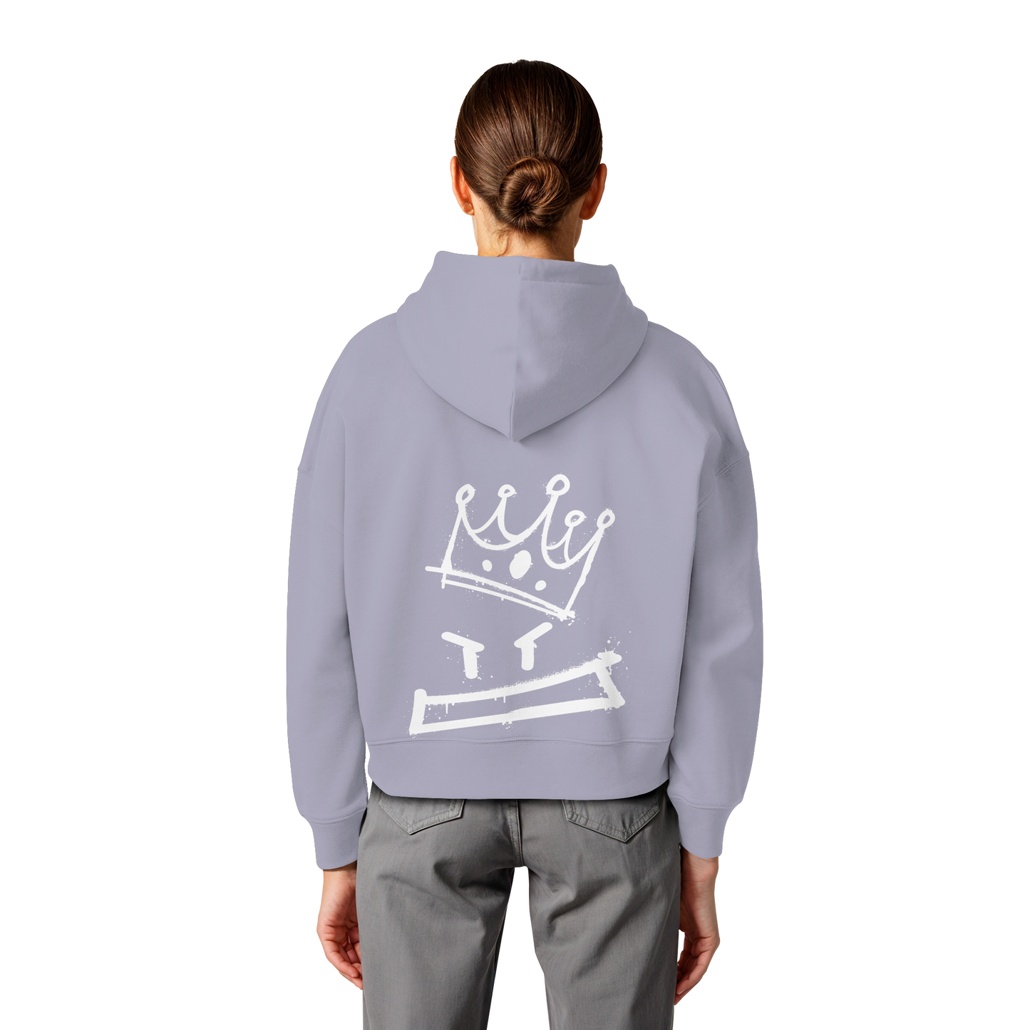 Graffiti King - Womens Organic Boxcut Hoodie