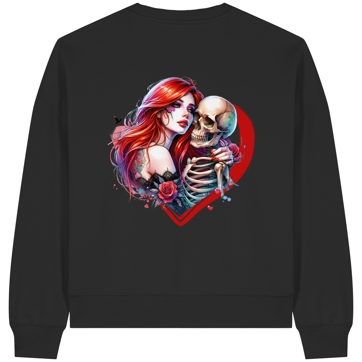 Forever Love - Womens Organic Boxcut Sweatshirt