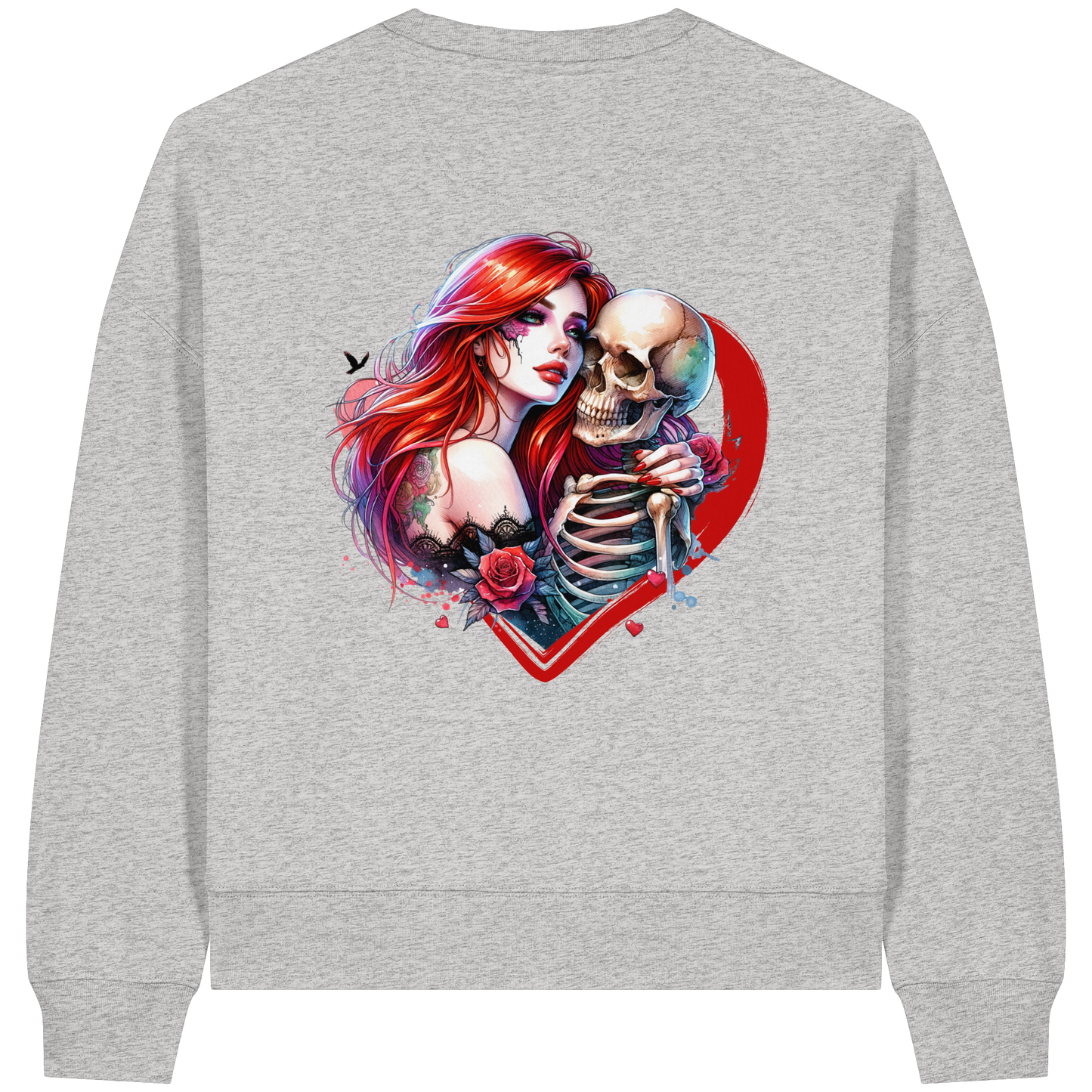 Forever Love - Womens Organic Boxcut Sweatshirt