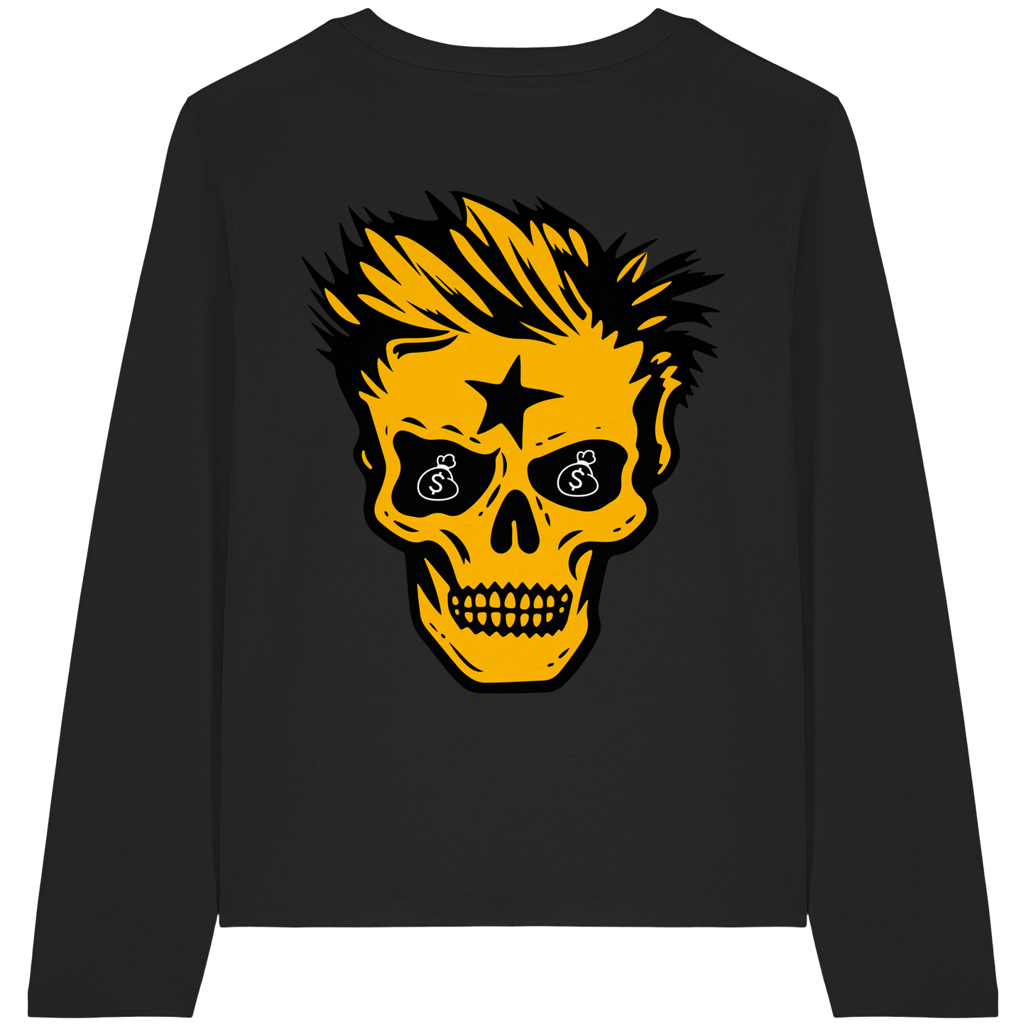 Golden Skull Dreams - Womens Organic Longsleeve