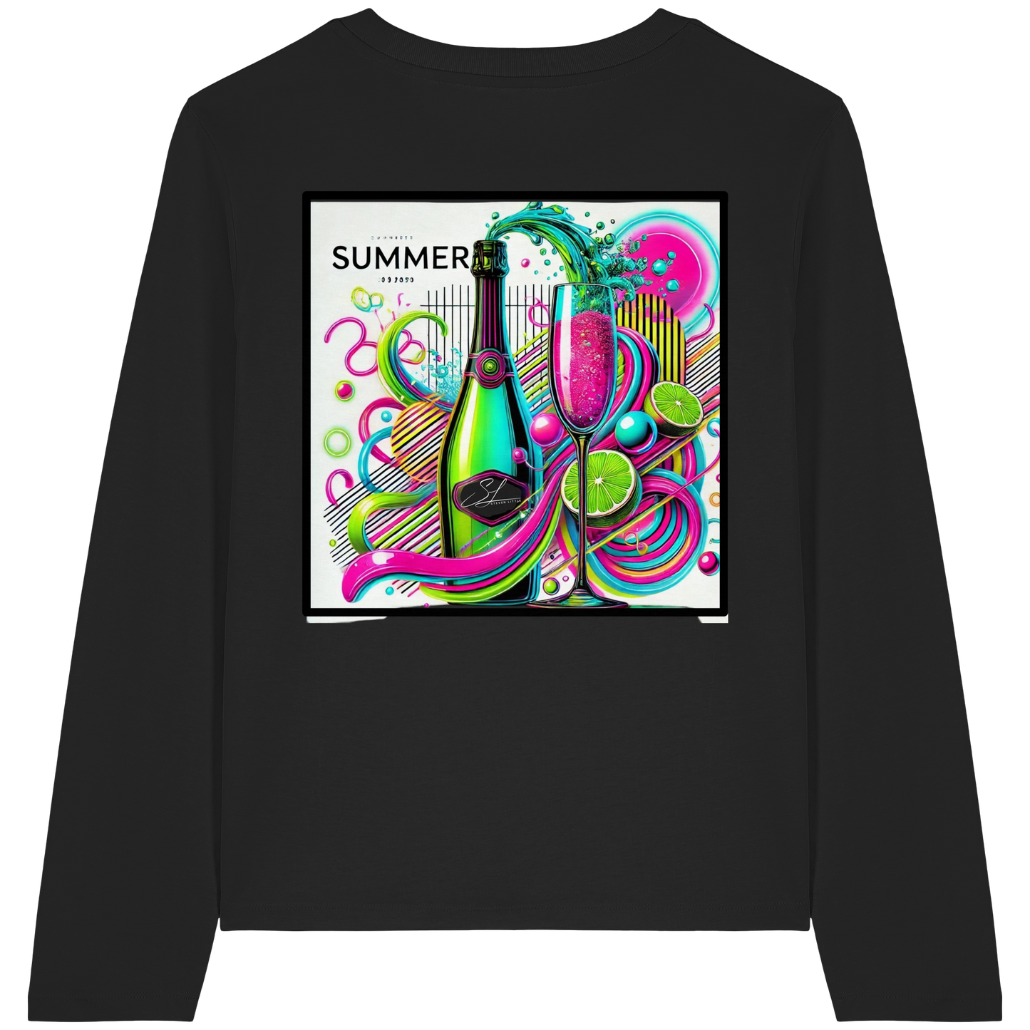 Neon Fresh - Womens Organic Longsleeve