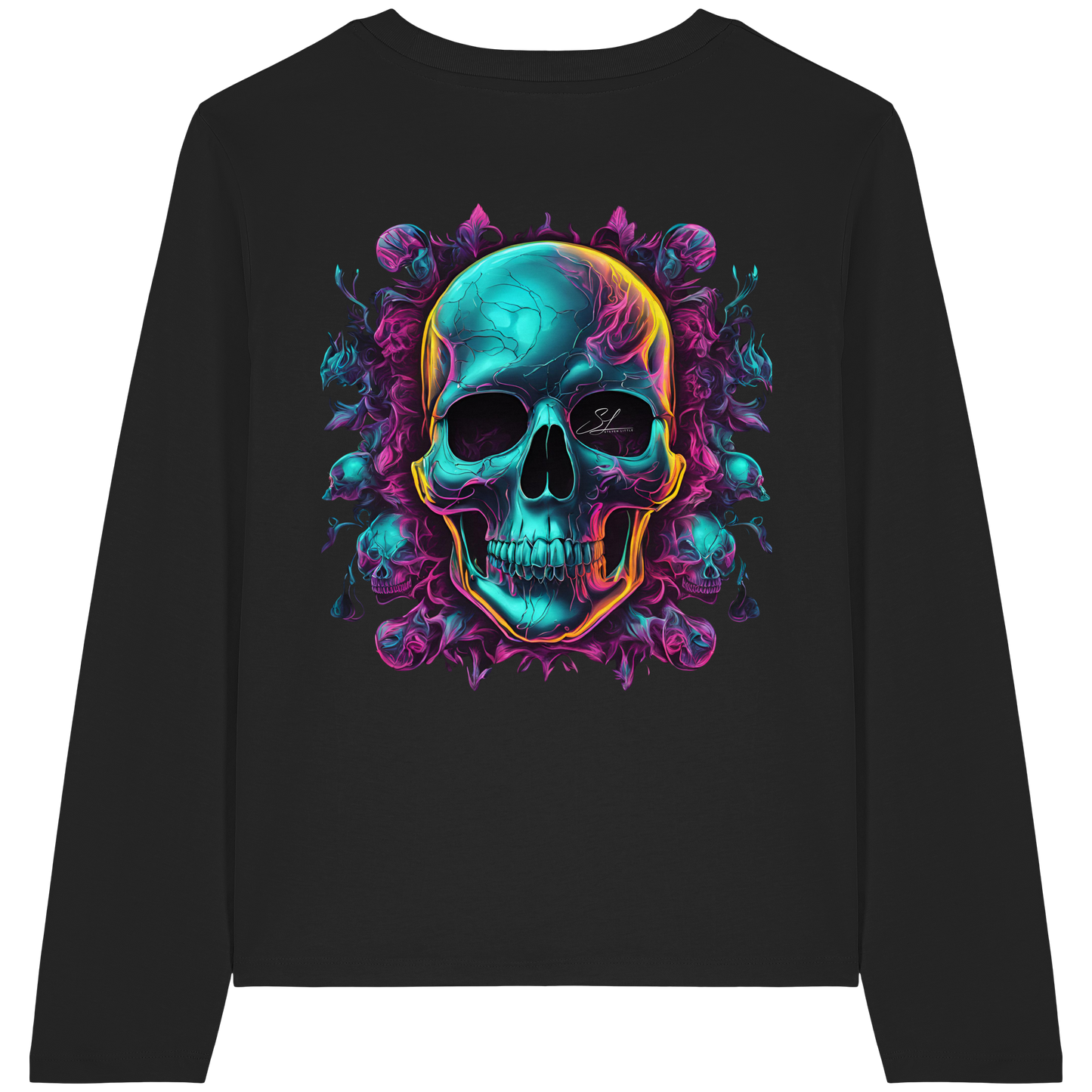Galactic Skull - Womens Organic Longsleeve