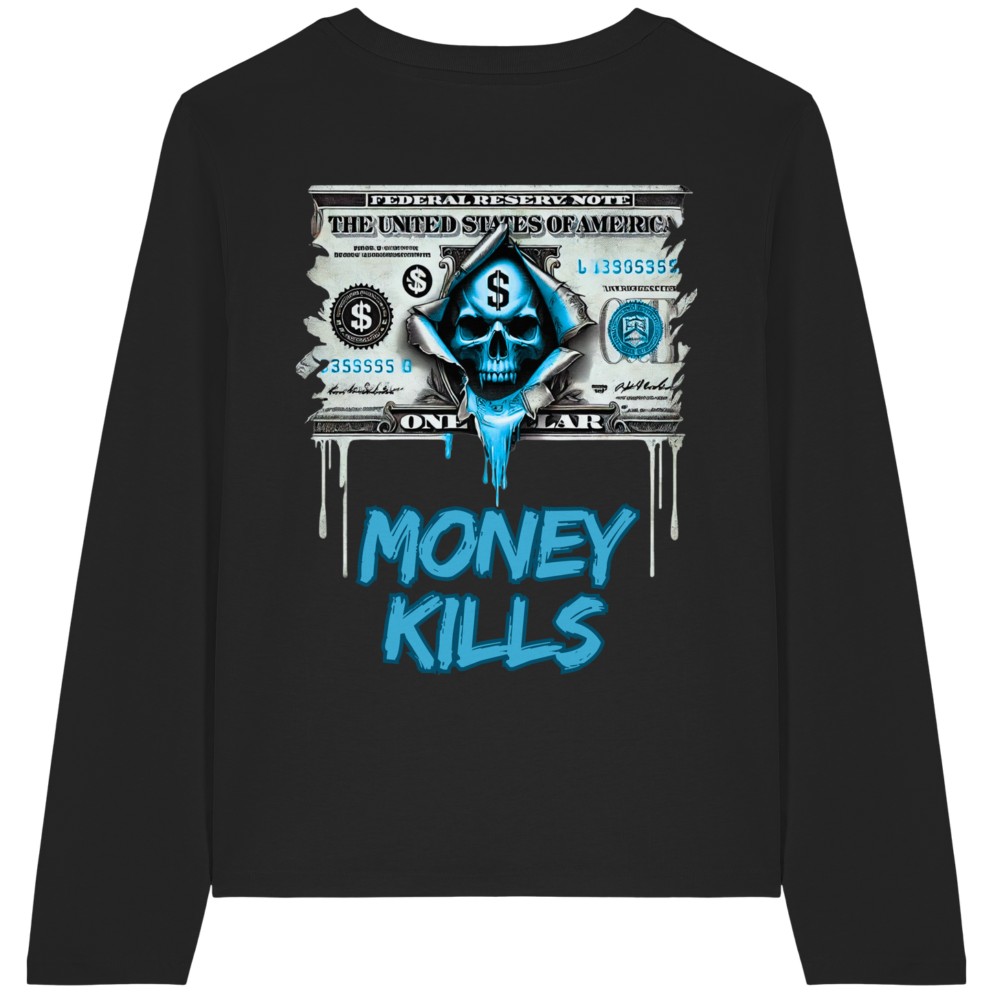 Money Kills - Womens Organic Longsleeve