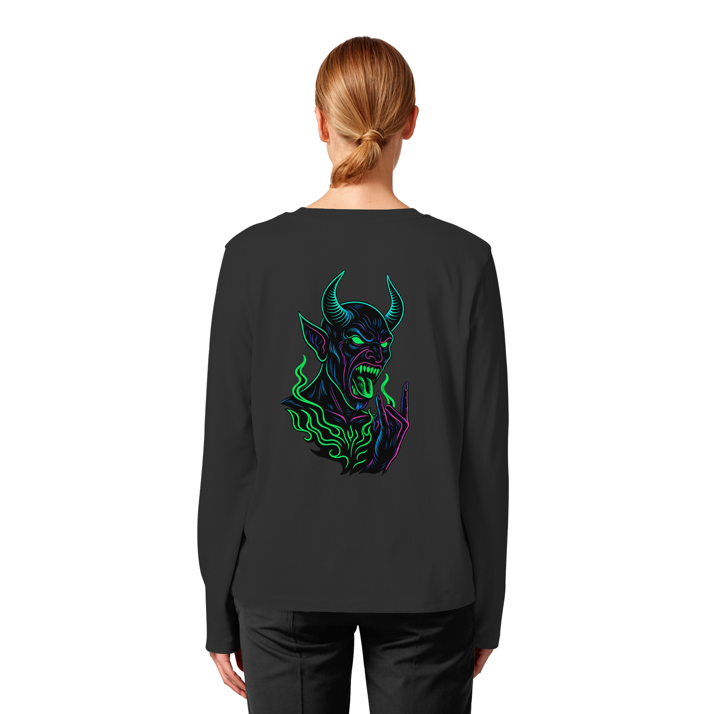 Neon Hellfire - Womens Organic Longsleeve