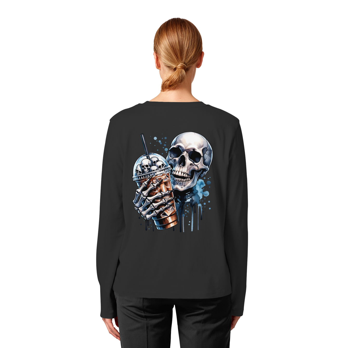 Chill Skull - Womens Organic Longsleeve