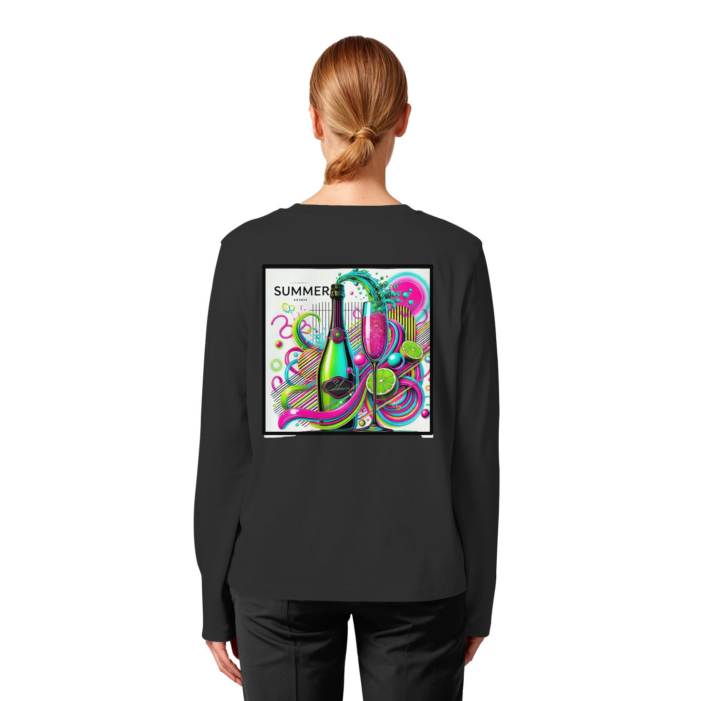 Neon Fresh - Womens Organic Longsleeve