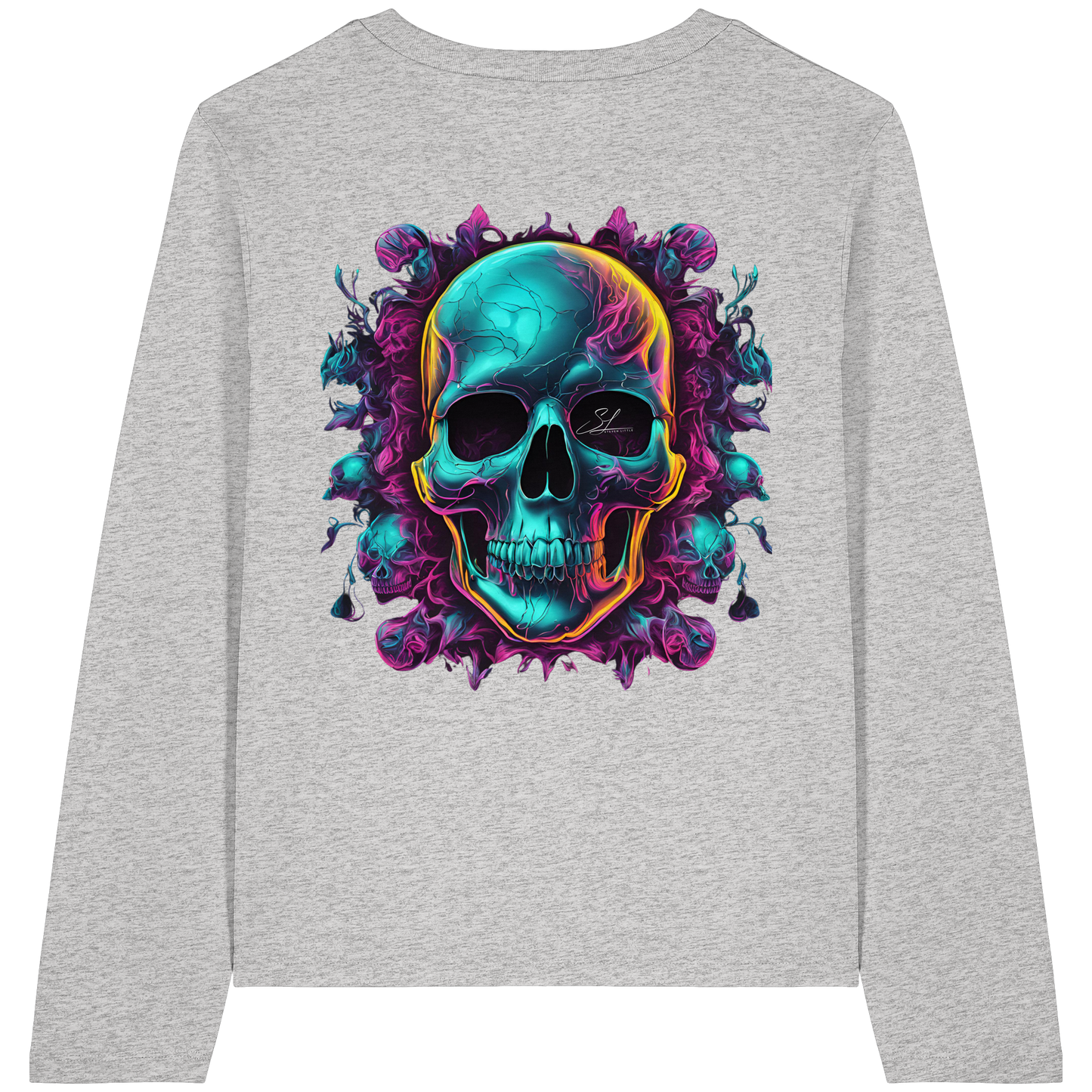 Galactic Skull - Womens Organic Longsleeve