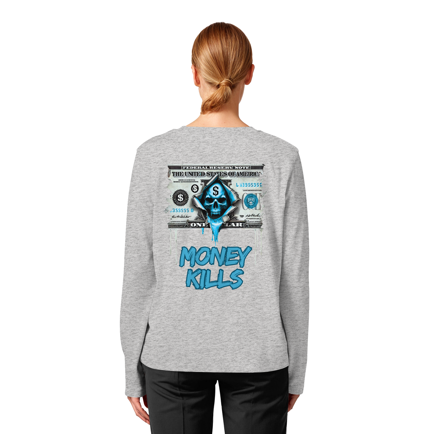 Money Kills - Womens Organic Longsleeve