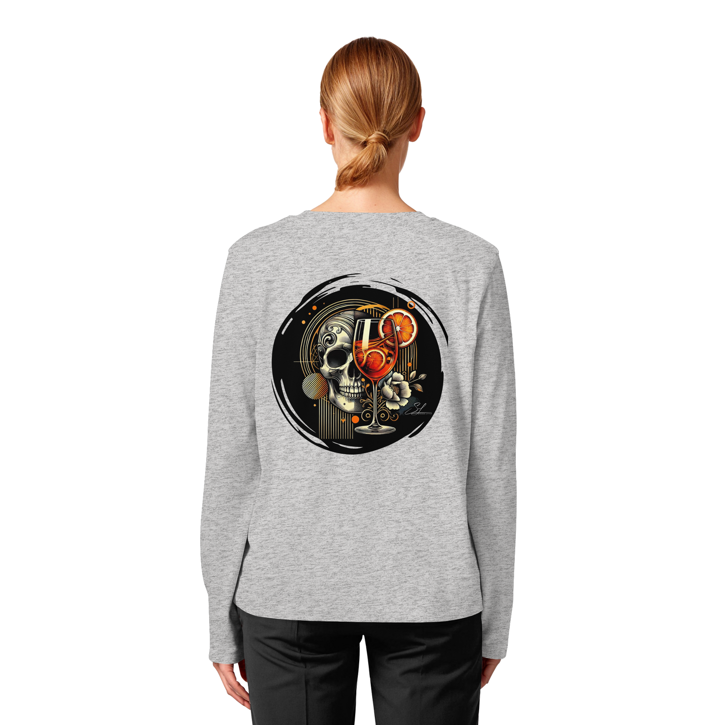Spirit of the night - Womens Organic Longsleeve