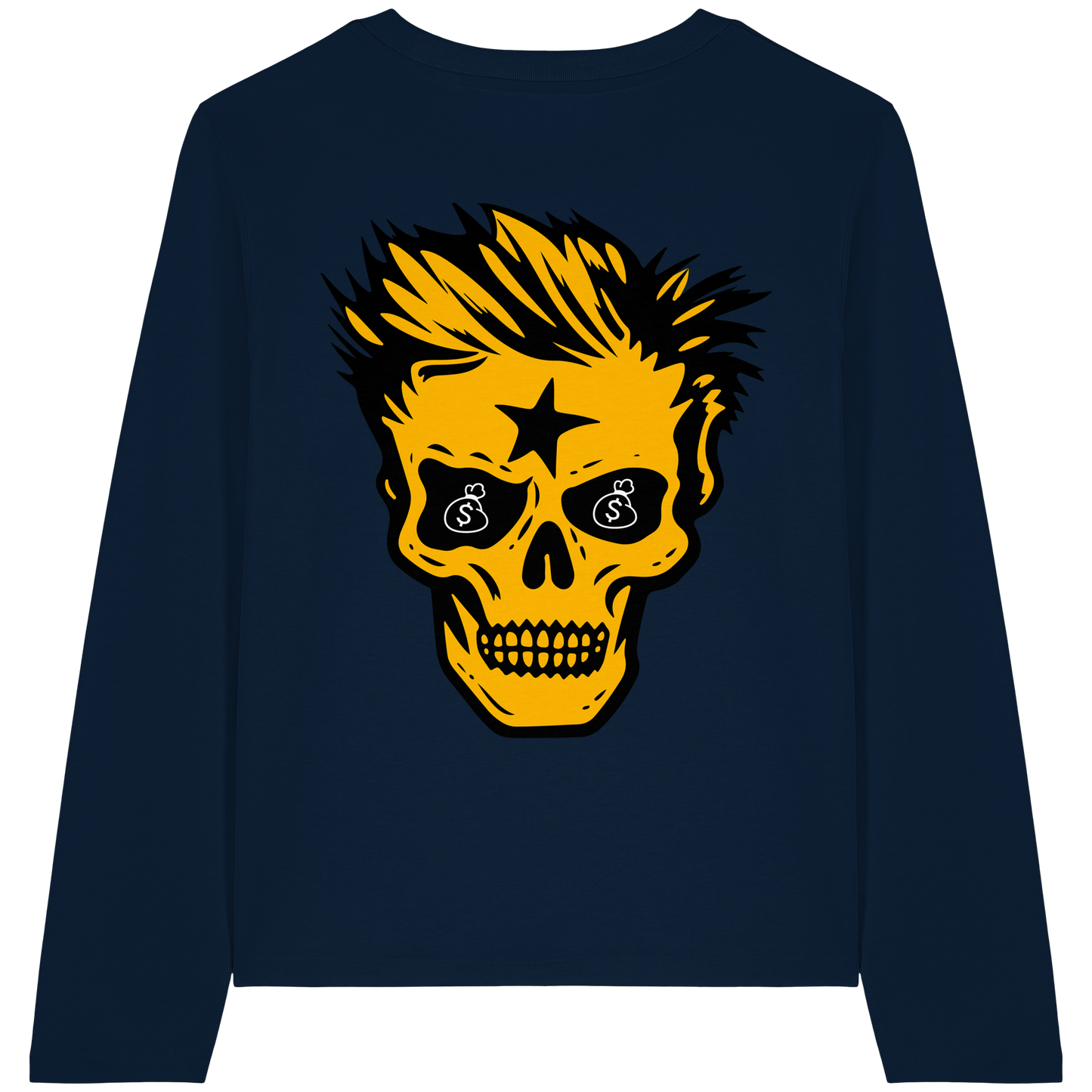 Golden Skull Dreams - Womens Organic Longsleeve