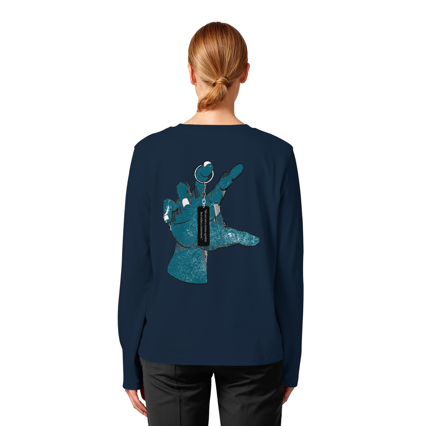 Statement Hand - Womens Organic Longsleeve