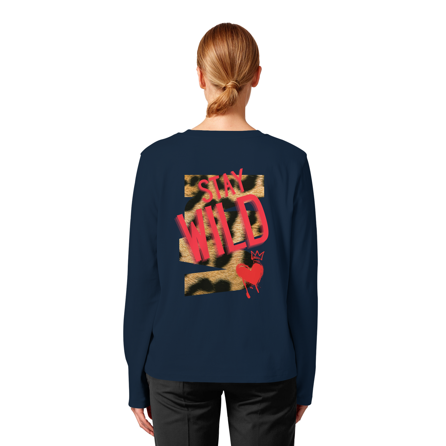 Stay Wild - Womens Organic Longsleeve