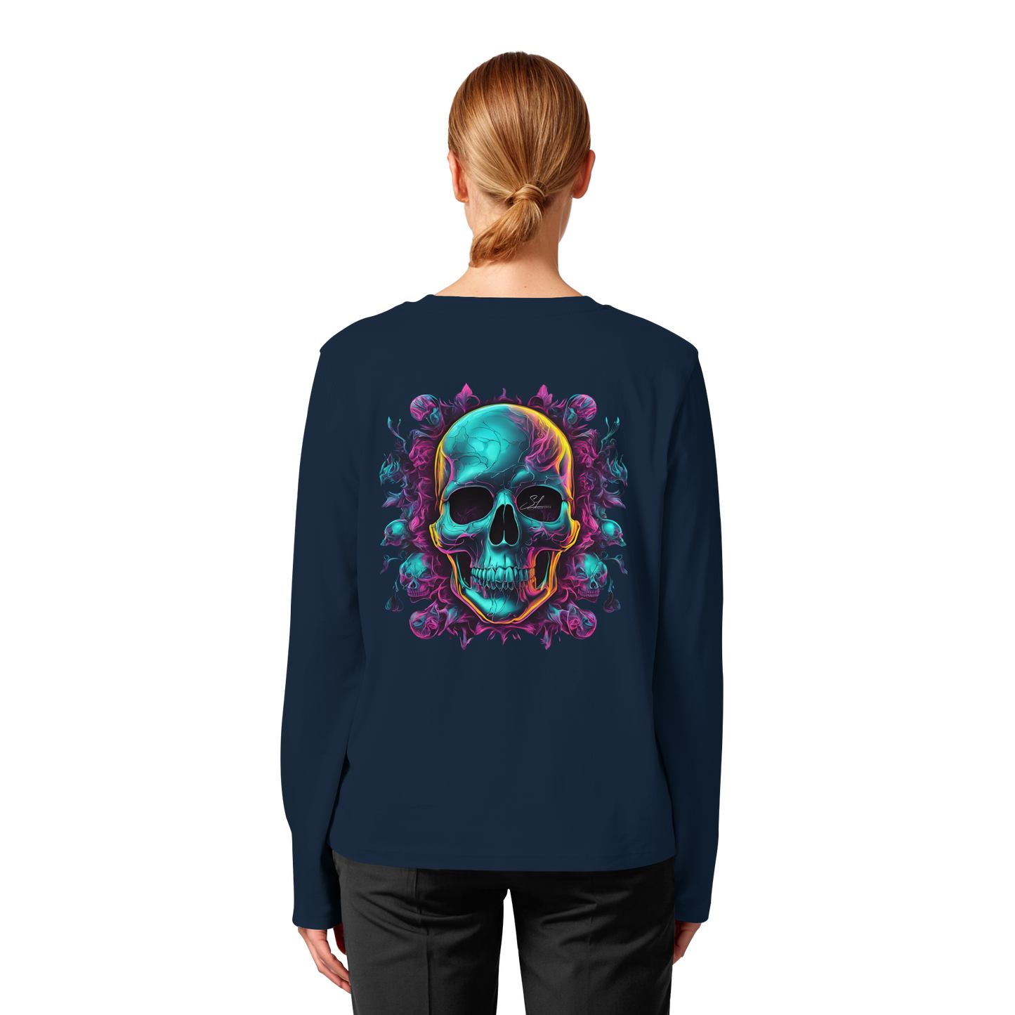 Galactic Skull - Womens Organic Longsleeve