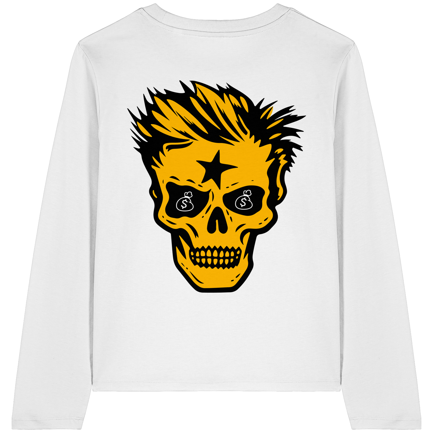Golden Skull Dreams - Womens Organic Longsleeve