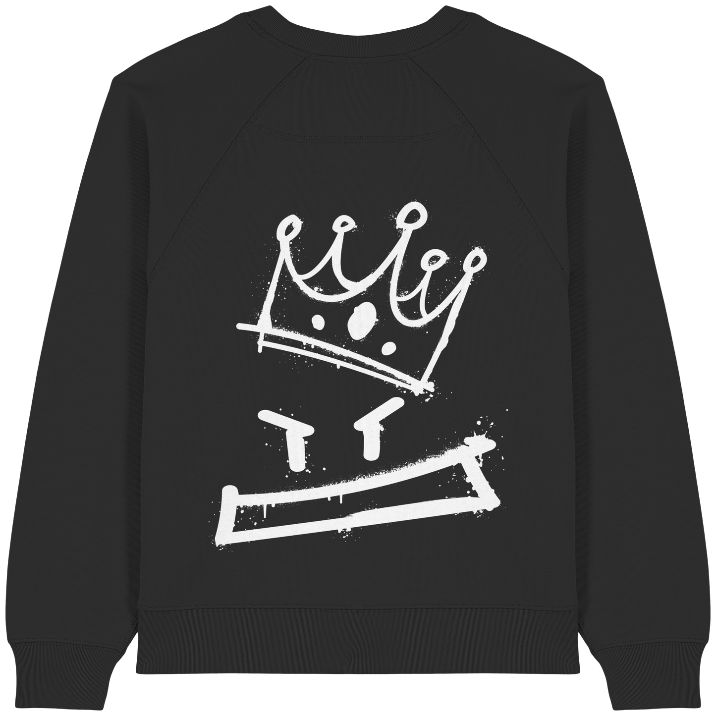 Graffiti King - Womens Organic Raglan Sweatshirt