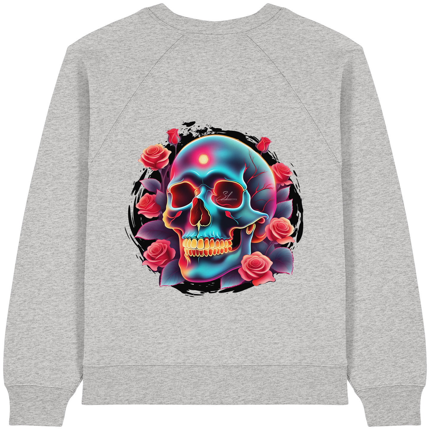 Glow Skull - Womens Organic Sweatshirt