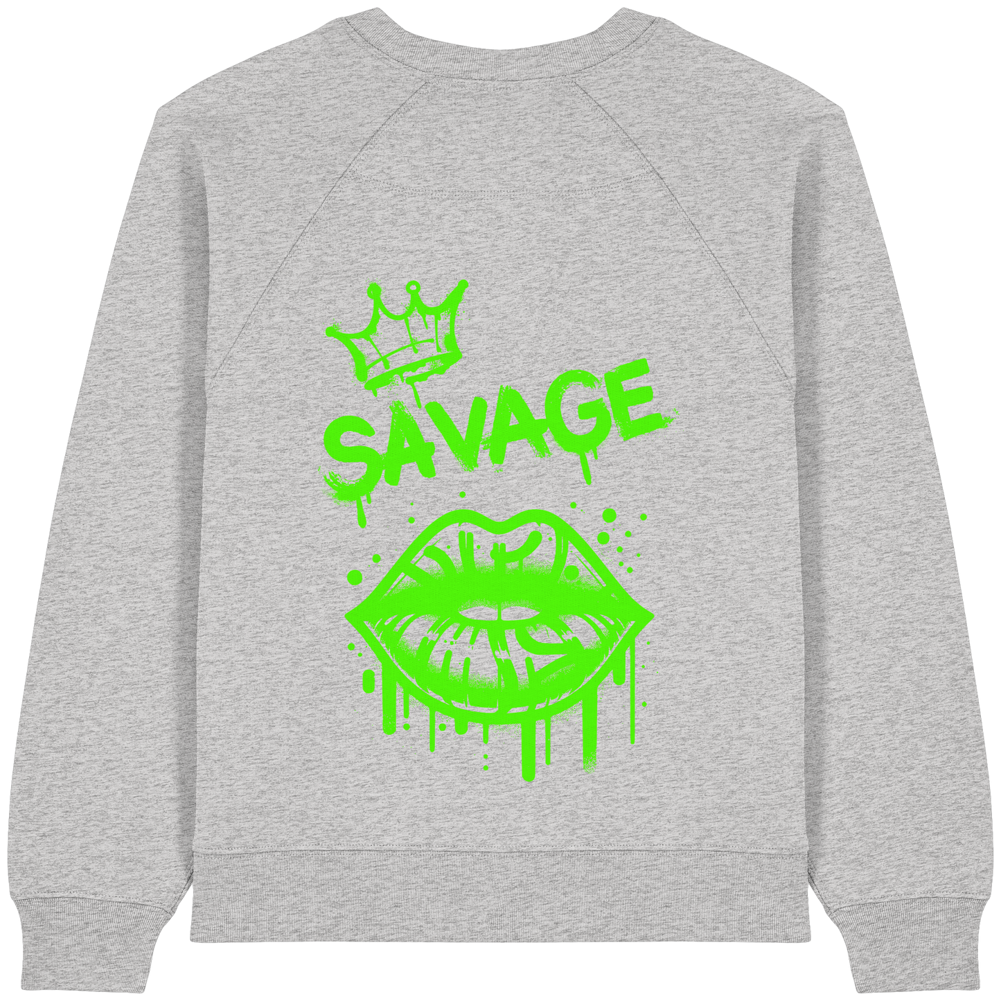 Kiss of Attitude - Womens Organic Sweatshirt