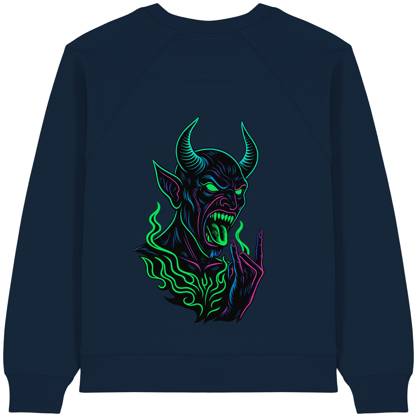 Neon Hellfire - Womens Organic Sweatshirt