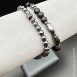 Black Sphere Duo Bracelet – Elite Edition