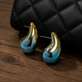 SL Signature Oorbellen - Aura Druppel Blauw