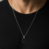 SL Signature Necklace- Black Icon Tag