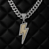 SL Signature Necklace - Iced Lightning Cuban Chain