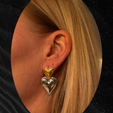 SL Signature Earring- Dual Heart Icon
