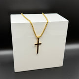 Golden Faith Rope Necklace – Kreuzkette im Premium-Look "LAST PIECE"