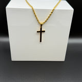 Golden Faith Rope Necklace – Kreuzkette im Premium-Look "LAST PIECE"