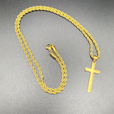 Golden Faith Rope Necklace – Kreuzkette im Premium-Look "LAST PIECE"