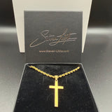 Golden Faith Rope Necklace – Kreuzkette im Premium-Look "LAST PIECE"