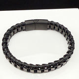 Black Armor Bracelet – Urban Steel Edition "LAST PIECE"