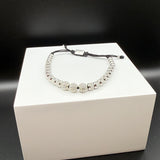 Silver Luxe Sphere Bracelet – Glow Edition "LAST PIECE"
