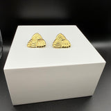 Golden Shell Ohrringe – Statement Edition