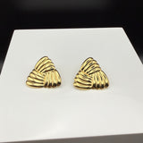 Golden Shell Ohrringe – Statement Edition