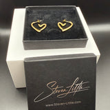 Golden Heart Hoops – Minimal Love Edition