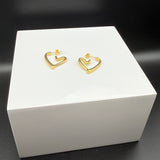Golden Heart Hoops – Minimal Love Edition