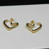 Golden Heart Hoops – Minimal Love Edition