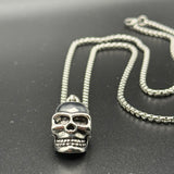 Silver Skull Necklace – Shiny Rebel Edition