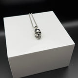 Silver Skull Necklace – Shiny Rebel Edition