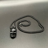 Black Skull Necklace – Dark Rebel Edition