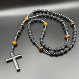 Obsidian Faith Rosary – Urban Spirit Edition